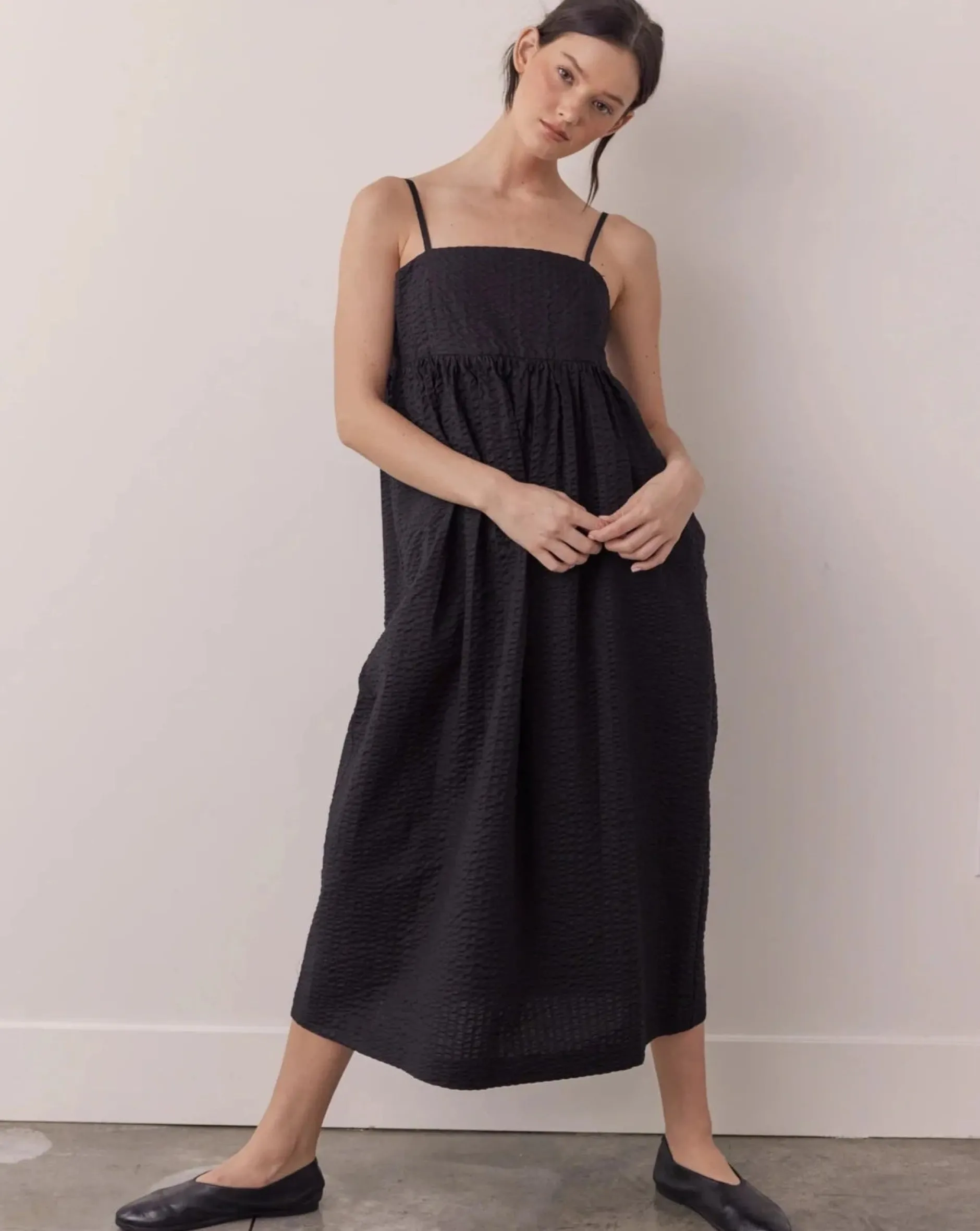 amente_cami_midi_dress_bl_3.webp Dresses | Amente Cami Midi Dress Black