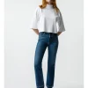Denim | AMO Bella Crop Crush