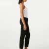 Pants | AMO Easy Trouser Relaxed Crop Straight Black