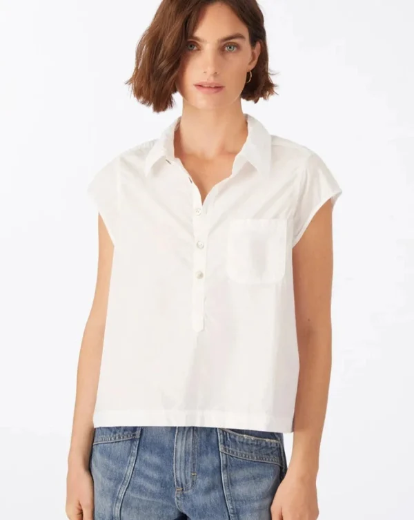 Shirts + Tops | AMO Jacquiline Shirt White