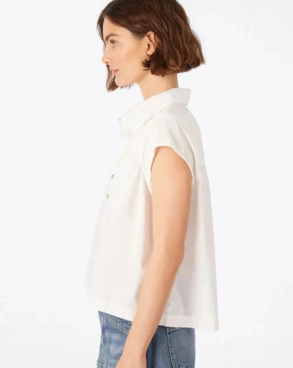 Shirts + Tops | AMO Jacquiline Shirt White