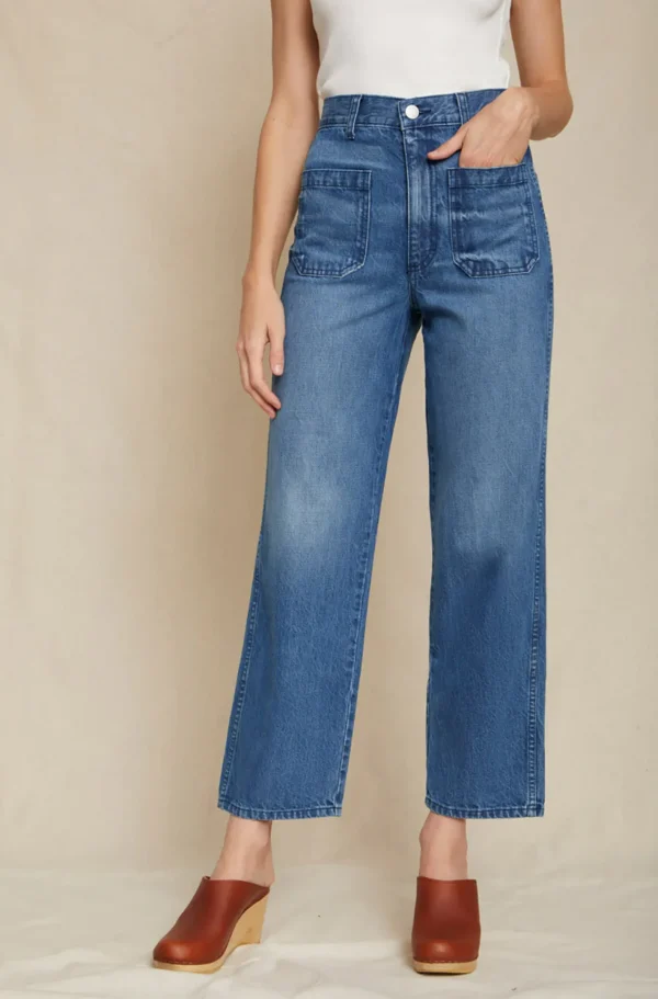 Denim | AMO Patch Pocket Jean Eternal Blue