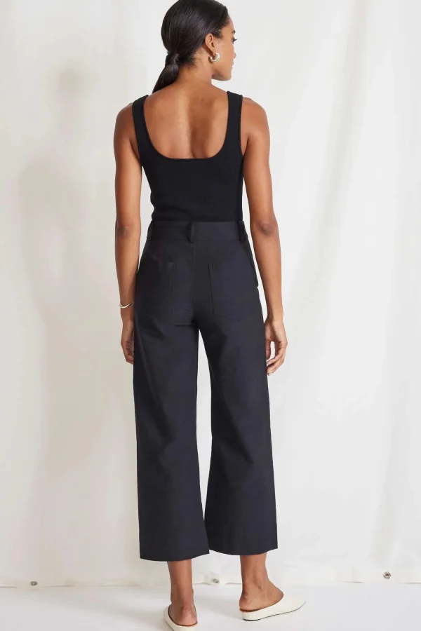 Pants | Apiece Apart Classic Merida Pant Black
