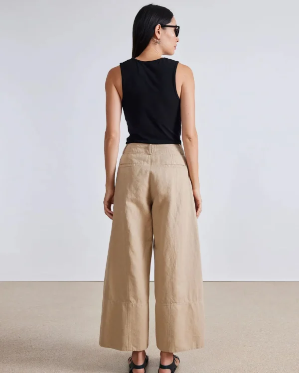 Pants | Apiece Apart Malou Wide Leg Pant Desert