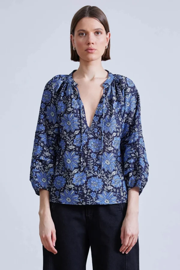 Shirts + Tops | Apiece Apart Tule Top Heritage Sky