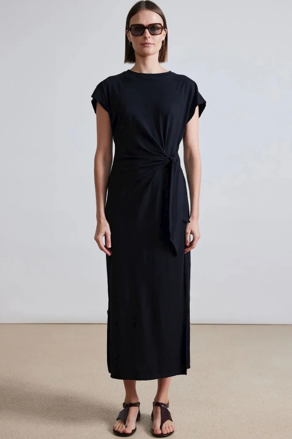 Dresses | Apiece Apart Vanina Cinched Waist Dress Black