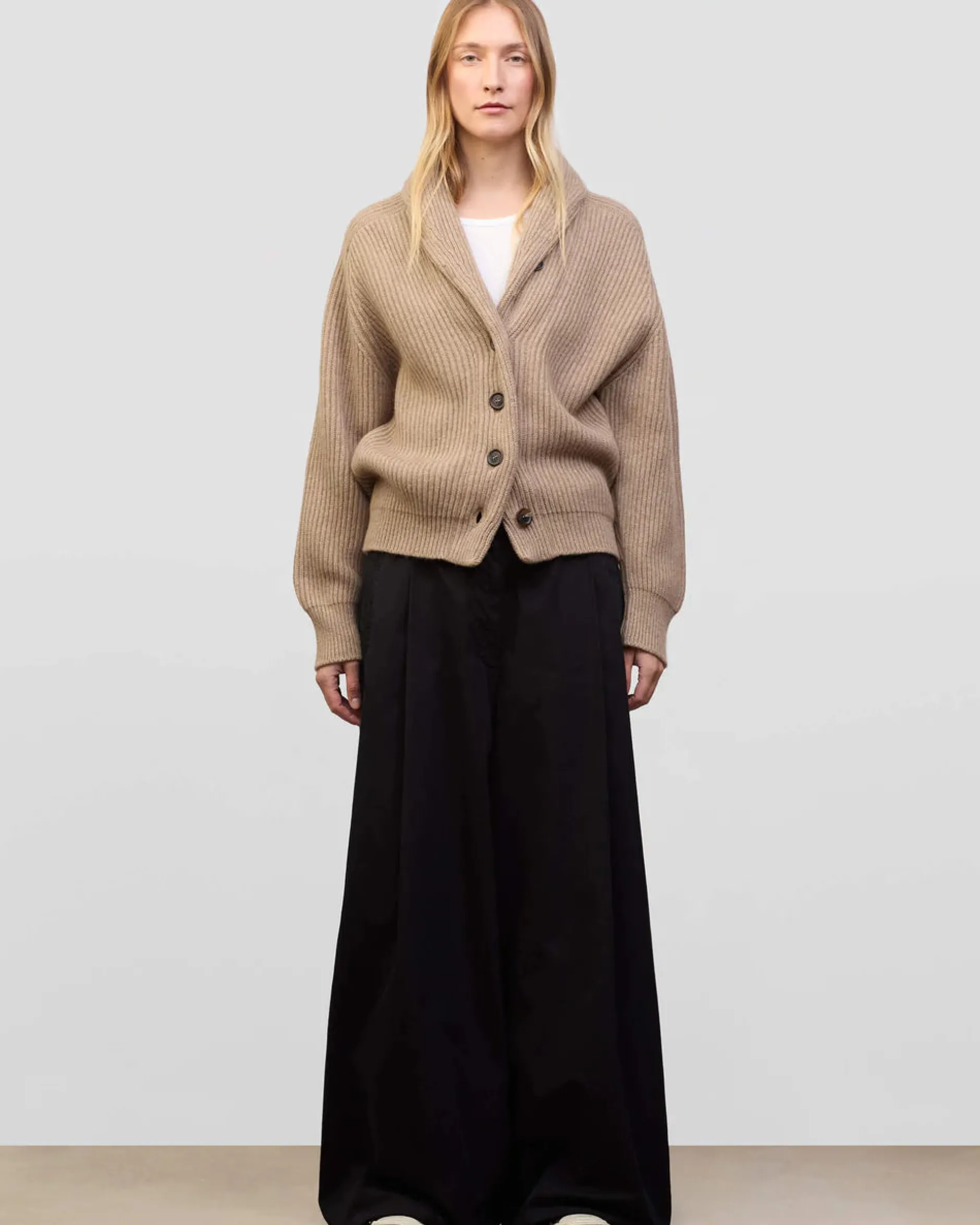 begg_x_co_mini_yacht_card_0-1.webp Sweaters | Begg x Co Mini Yacht Cardigan Brown Undyed