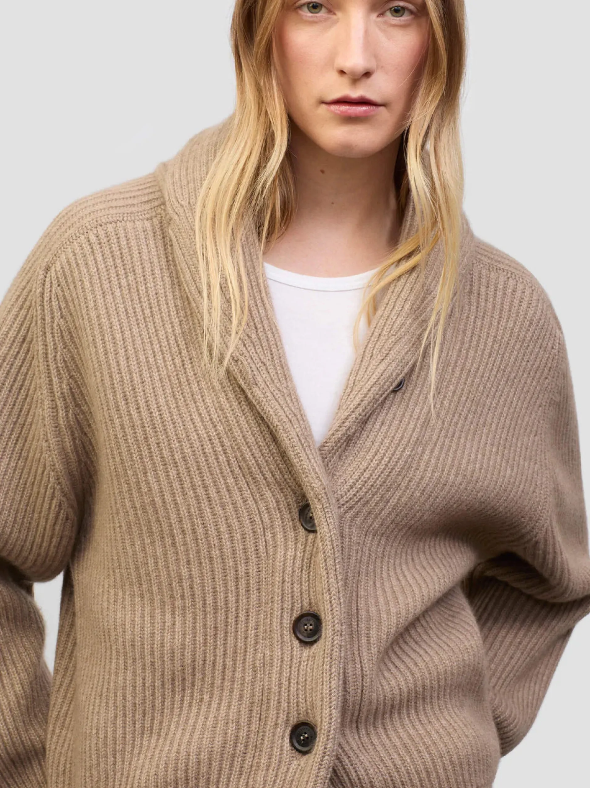begg_x_co_mini_yacht_card_1-1.webp Sweaters | Begg x Co Mini Yacht Cardigan Brown Undyed