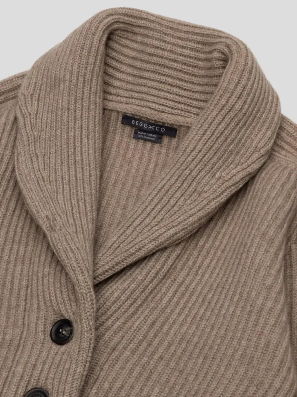 Sweaters | Begg x Co Mini Yacht Cardigan Brown Undyed