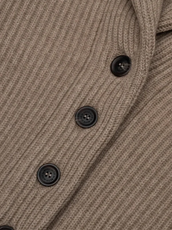 Sweaters | Begg x Co Mini Yacht Cardigan Brown Undyed