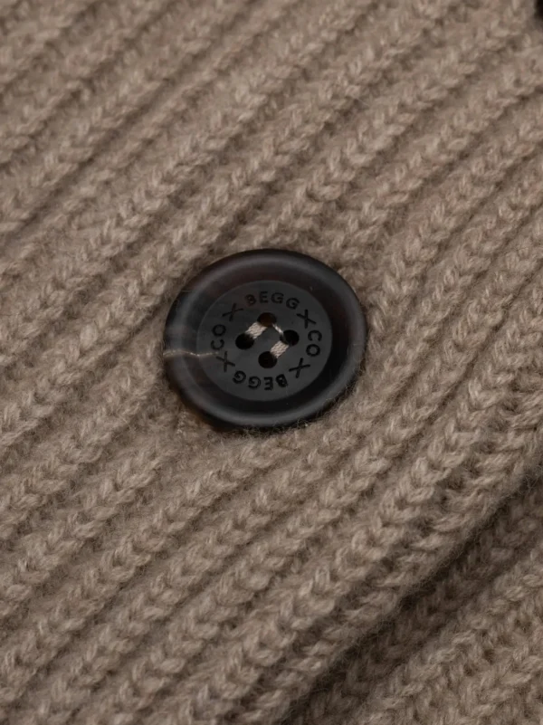 Sweaters | Begg x Co Mini Yacht Cardigan Brown Undyed