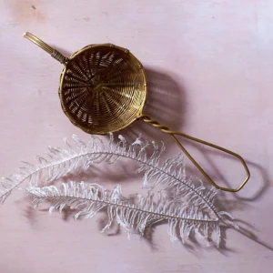 Provisions | Bellocq Brass Petite Basket Strainer