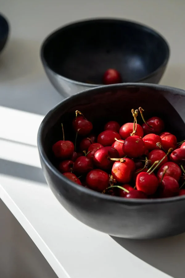 Tabletop | Thistle Hill Black Stoneware Nesting Bowls