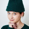 Hats | Brazeau Tricot Cashmere Knit Cap Emerald