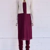 Dresses | Brazeau Tricot Classic Slip Dress Wine