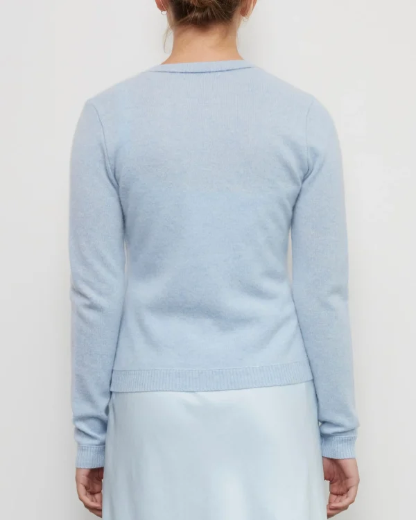 Sweaters | Brazeau Tricot Grace Sweater Chambray