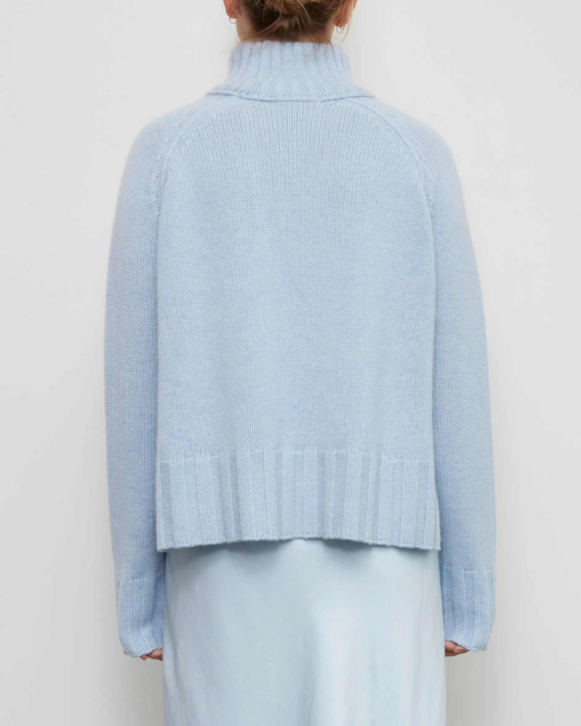 brazeau_tricot_rib_mock_p_1.webp Sweaters | Brazeau Tricot Rib Mock Pullover Chambray