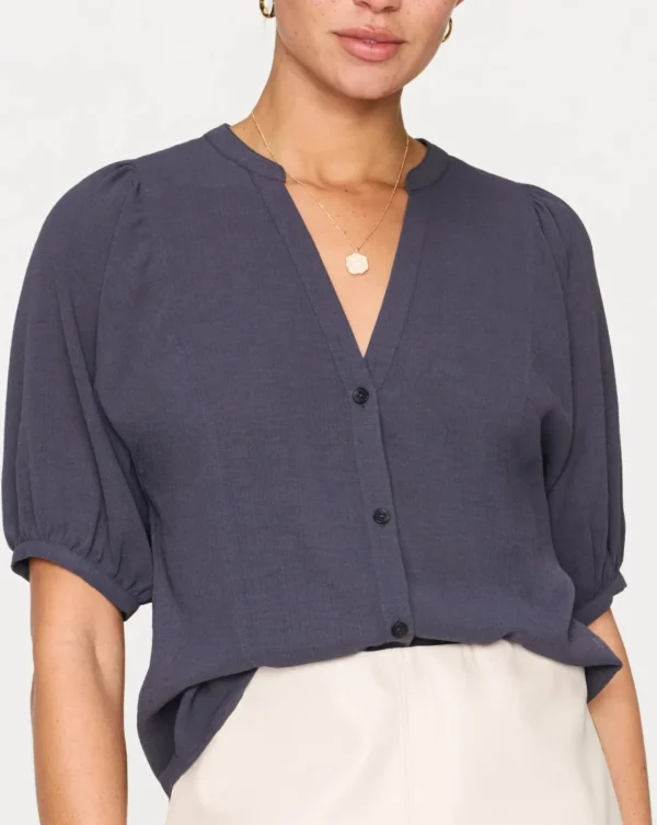Shirts + Tops | Brochu Walker East Blouse Slate