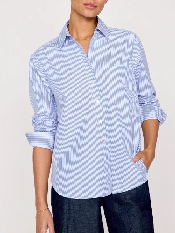 Shirts + Tops | Brochu Walker Everyday Shirt Blue Stripe
