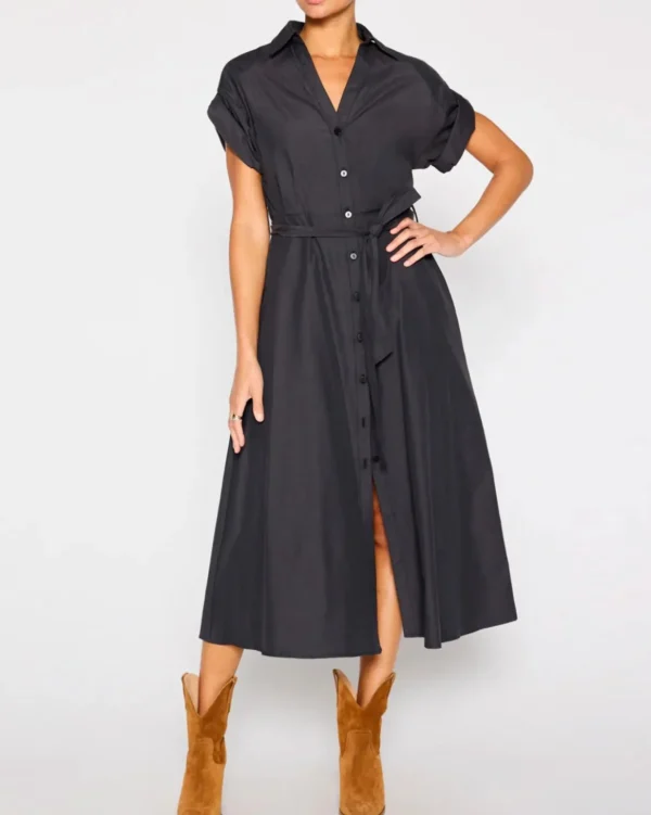 Dresses | Brochu Walker Fia Belted Dress Washed Black