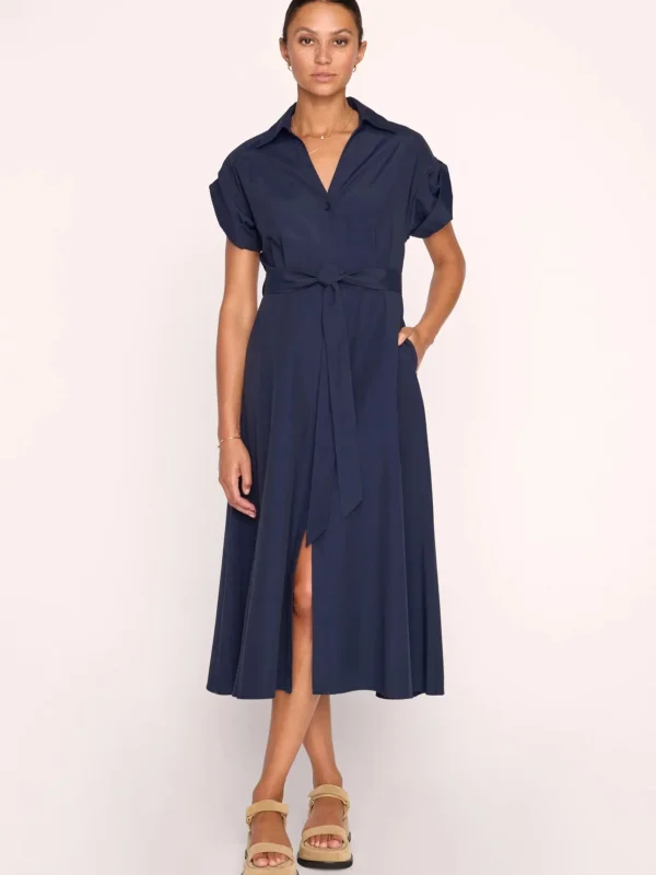 Dresses | Brochu Walker Fia Belted Dress Navy