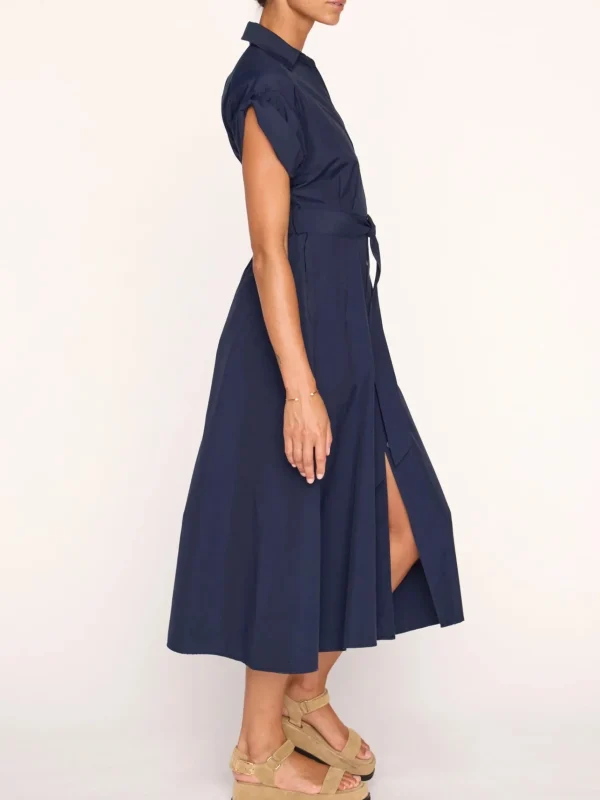 Dresses | Brochu Walker Fia Belted Dress Navy