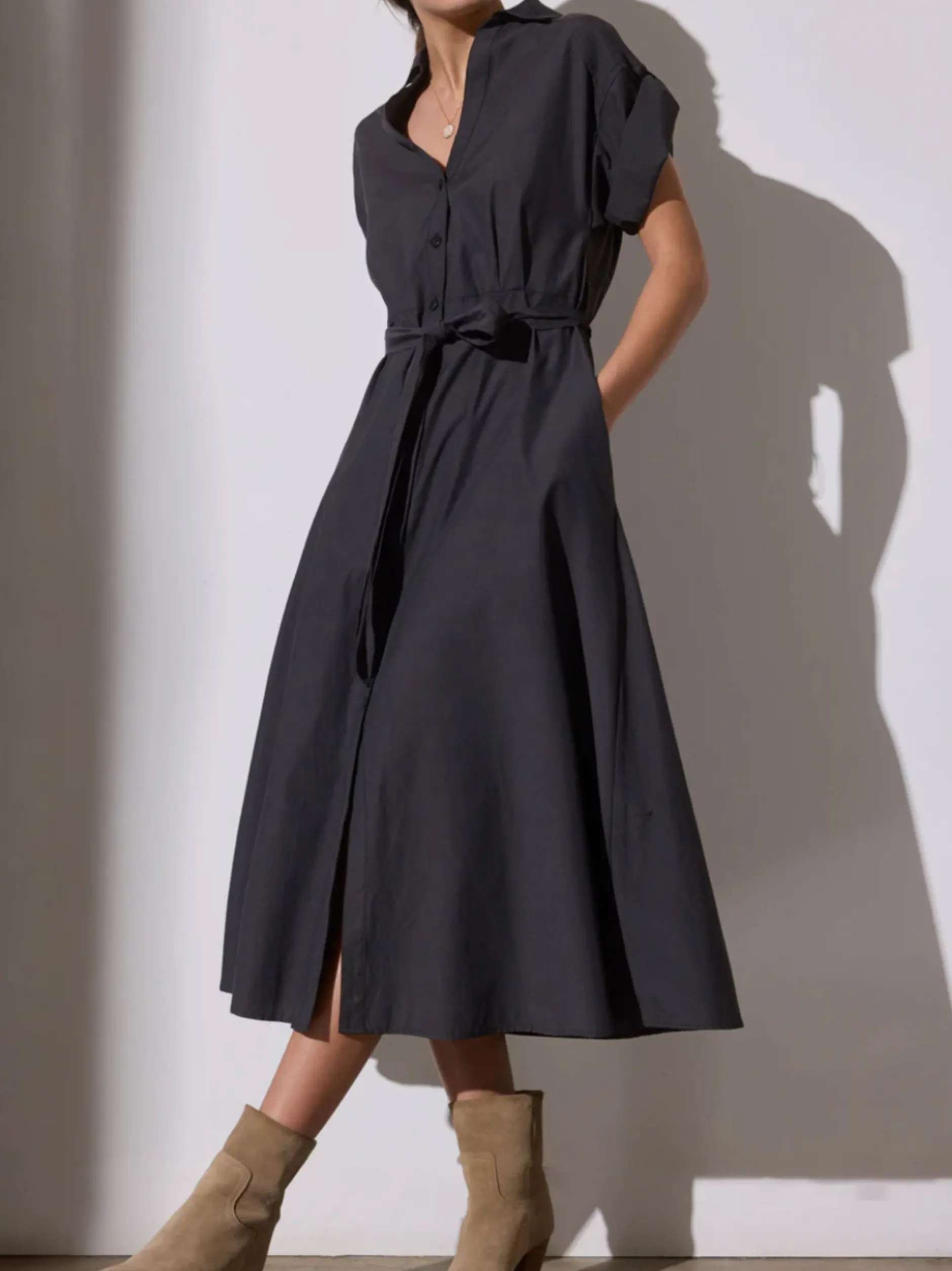 brochu_walker_fia_belted__4-2.webp Dresses | Brochu Walker Fia Belted Dress Washed Black