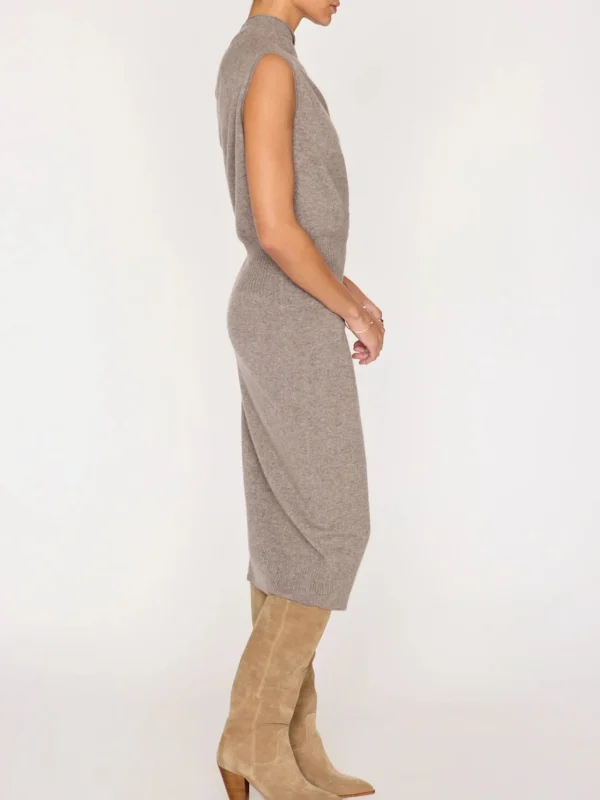 Dresses | Brochu Walker Lori Sleeveless Dress Otter Mélange