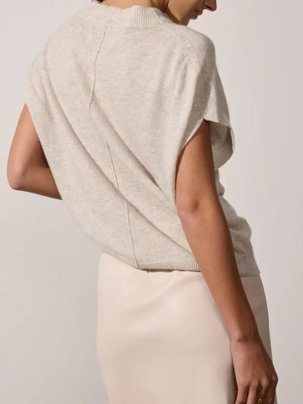 Sweaters | Brochu Walker Morten Funnel Neck Top Mist Melange