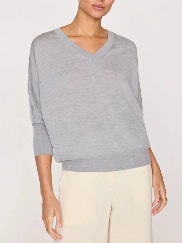 Sweaters | Brochu Walker Ursa Knit Top Mineral Grey Melange