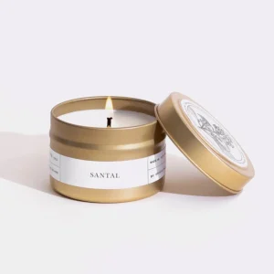 Candles | Brooklyn Candle Studio Santal Gold Travel Candle