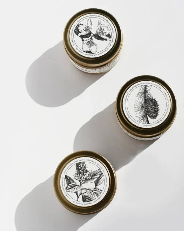 Candles | Brooklyn Candle Studio Sweet Fig Gold Travel Candle