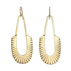 Jewelry | Carolyn Keys Adele Earrings Brass