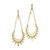 Jewelry | Carolyn Keys Luz Brass Earrings