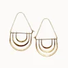 Jewelry | Carolyn Keys Triple Arc Hoops Gold Filled