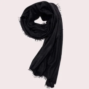 Scarves | Communitie Cashmere Felted Stole Black