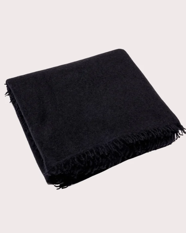 Scarves | Communitie Cashmere Felted Stole Black