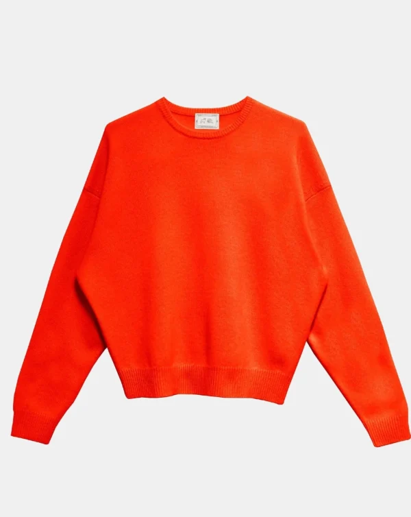 Sweaters | Demylee Artemis Sweater Red Orange