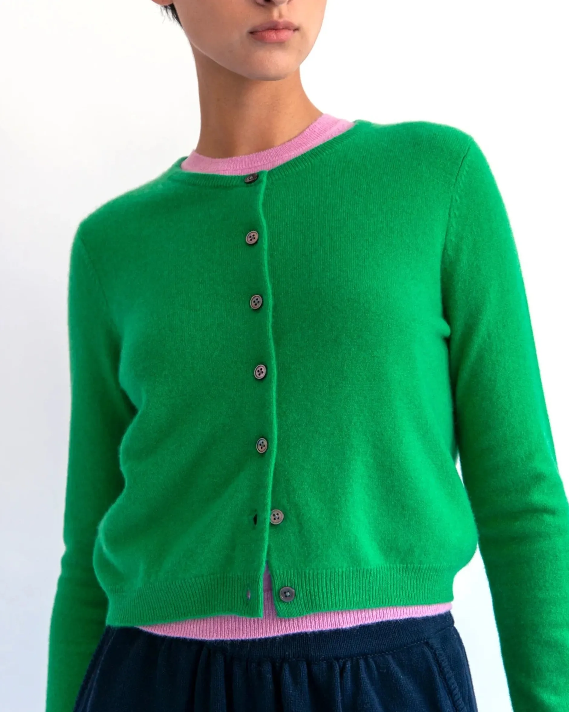 demylee_ava_cashmere_card_0.webp Sweaters | Demylee Ava Cashmere Cardigan Green