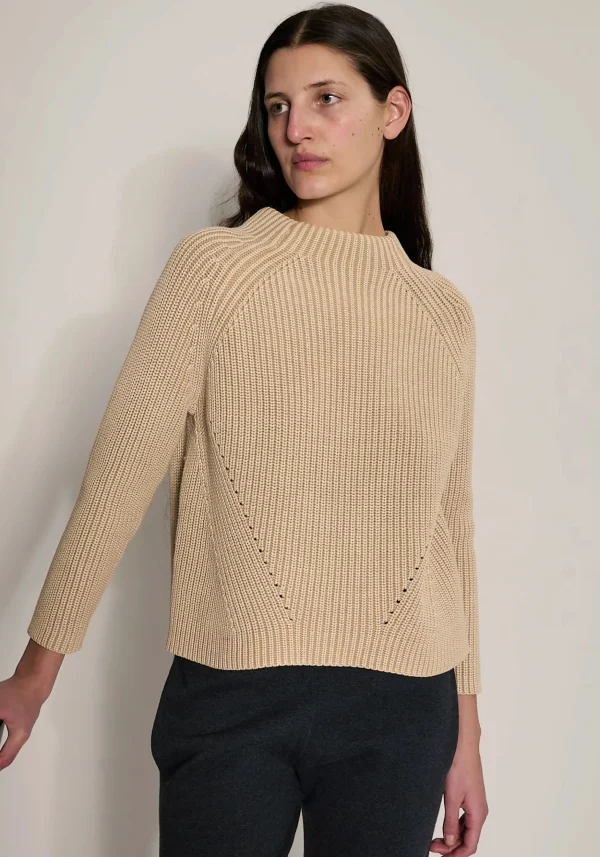 Sweaters | Demylee Daphne Washed Cotton Sweater Sandstone
