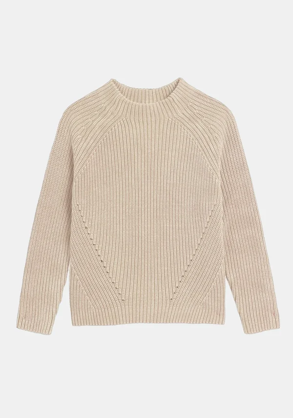 Sweaters | Demylee Daphne Washed Cotton Sweater Off White