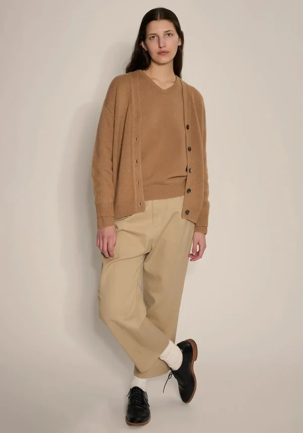 Sweaters | Demylee Elirch Cashmere Cardigan Camel