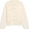 Sweaters | Demylee Esme Cotton Cardigan Natural