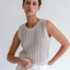 Sweaters | Shirts + Tops | Demylee Mina Organic Cotton Top Sea Salt