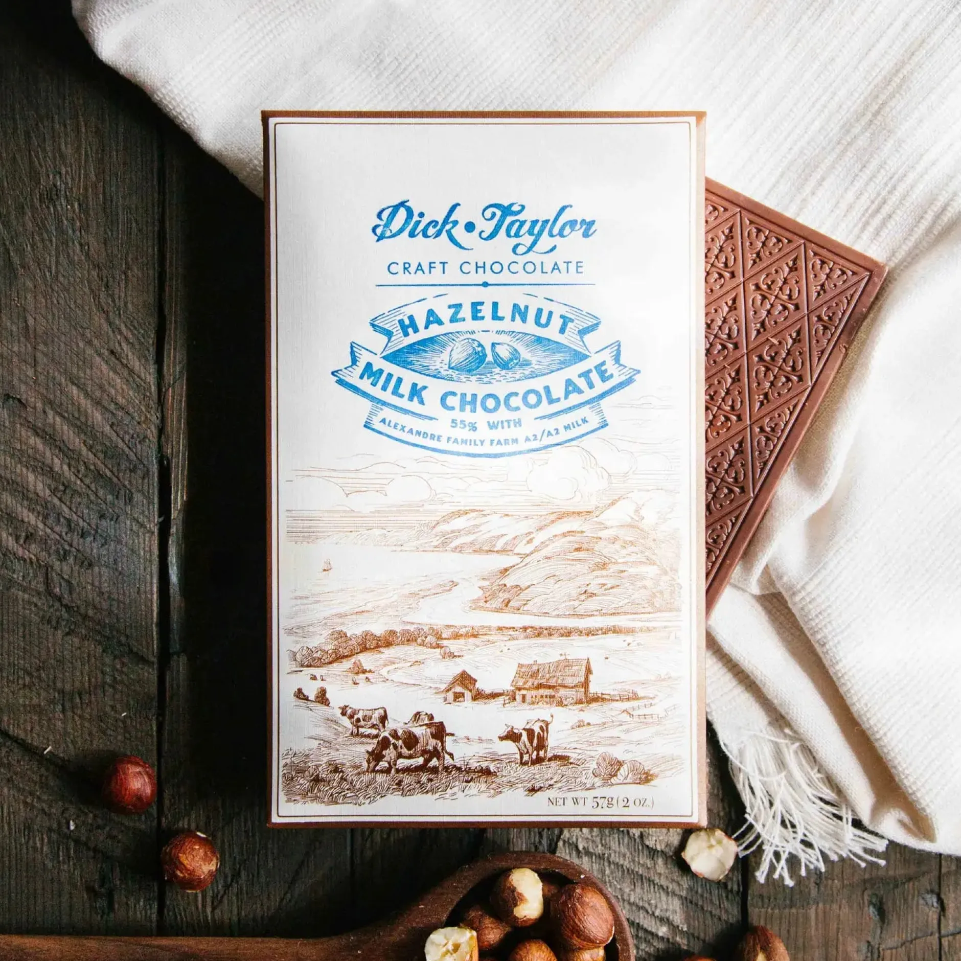 dick_taylor_hazelnut_milk_0.webp Provisions | Dick Taylor Hazelnut Milk Chocolate