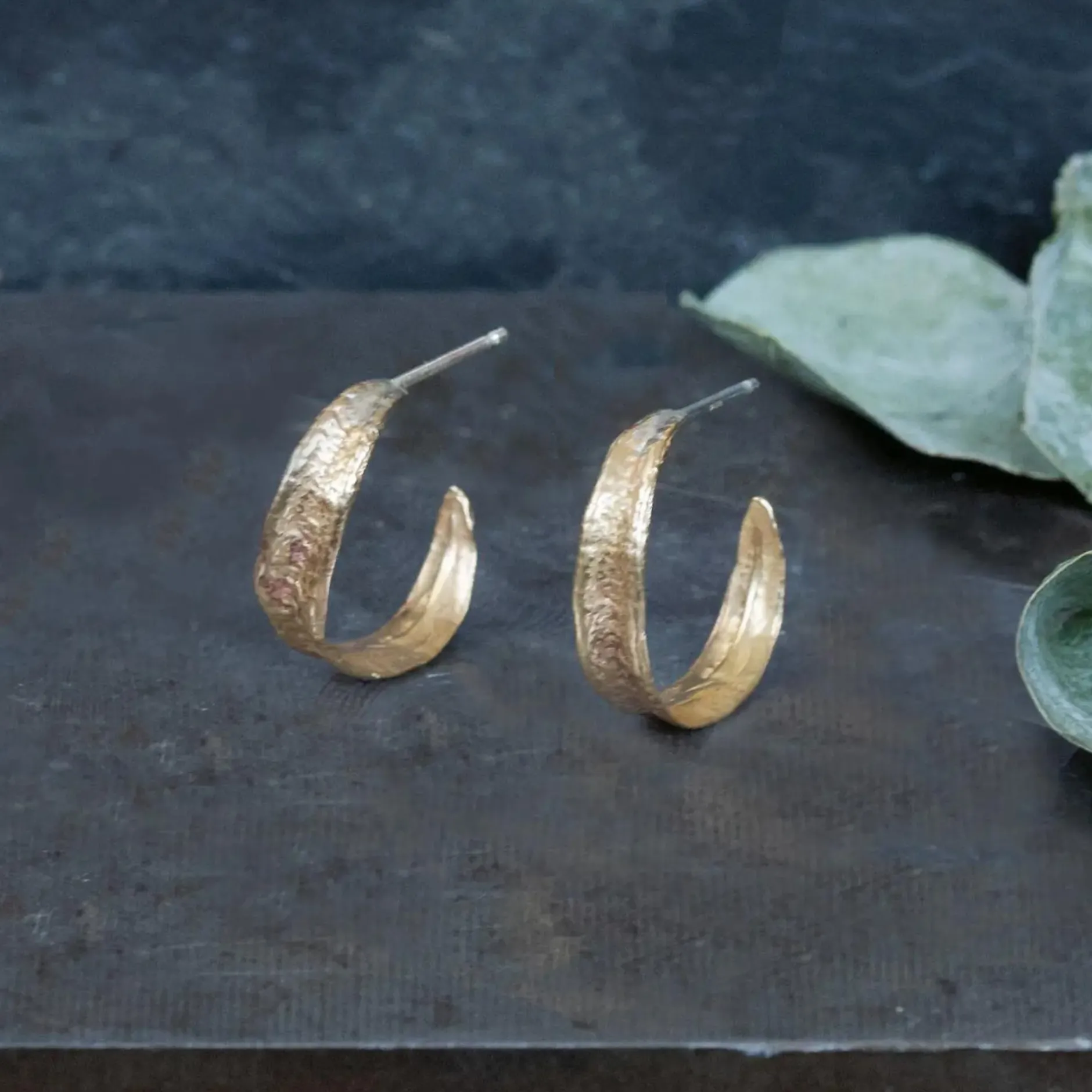 emilie_shapiro_seagrass_h_1.webp Jewelry | Emilie Shapiro Seagrass Hoop Earrings