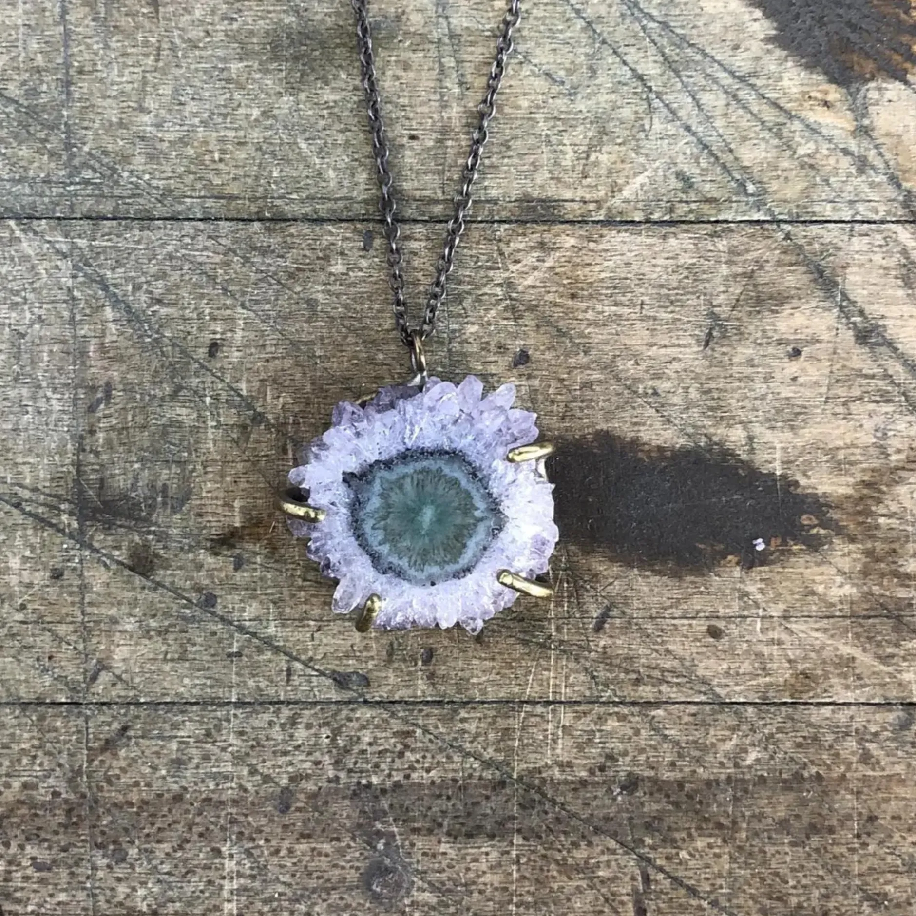 emilie_shapiro_stalactite_0.webp Jewelry | Emilie Shapiro Stalactite Slice Pendant
