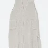 Sweaters | Evam Eva Boa Long Vest Antique White
