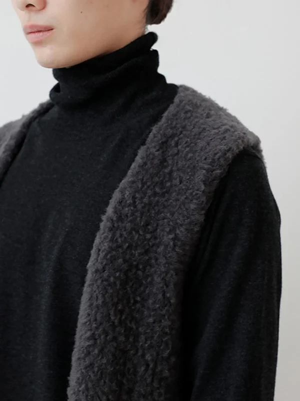 Sweaters | Evam Eva Boa Long Vest Sumi