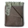 Throws | Evangeline Cotton Herringbone Throw Cedar